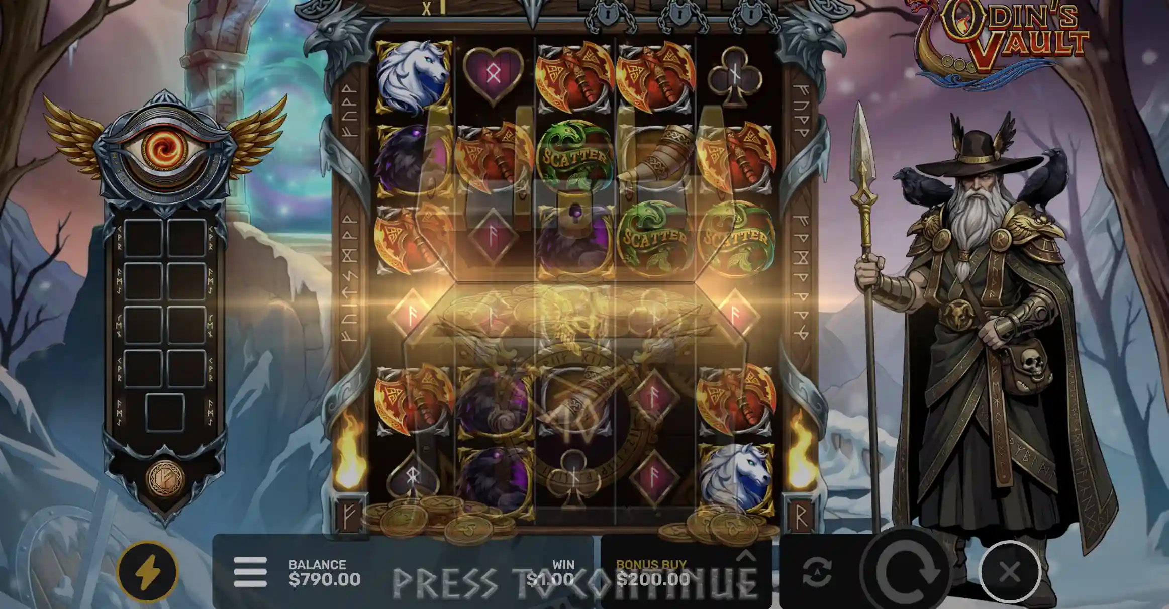 Odin's Vault Theme and Visual Identity